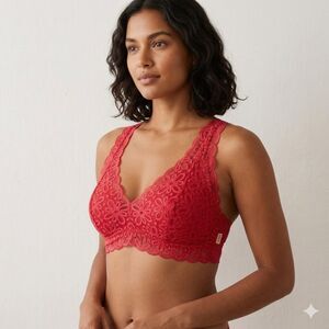Victoria's Secret Pink Bralette Large Pullover Unpadded Wireless